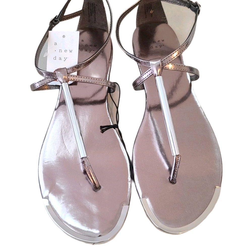 A New Day Sandals flat Size 10